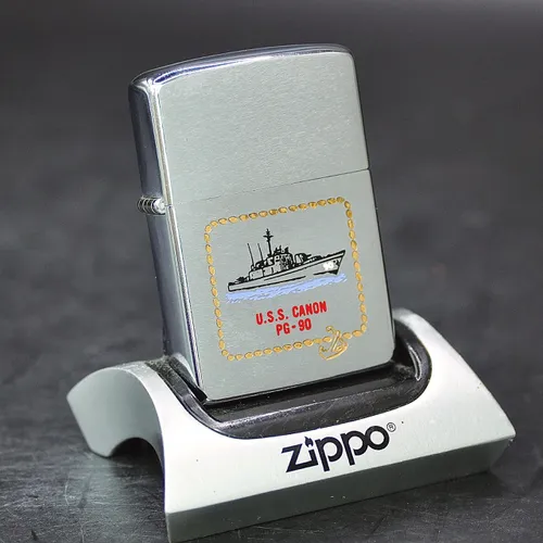 ZIPPO XƯA 1972 - HÀNG XƯA THẬP NIÊN 70s _ CHỦ ĐỀ TÀU CHIẾN USS CANON PG-90