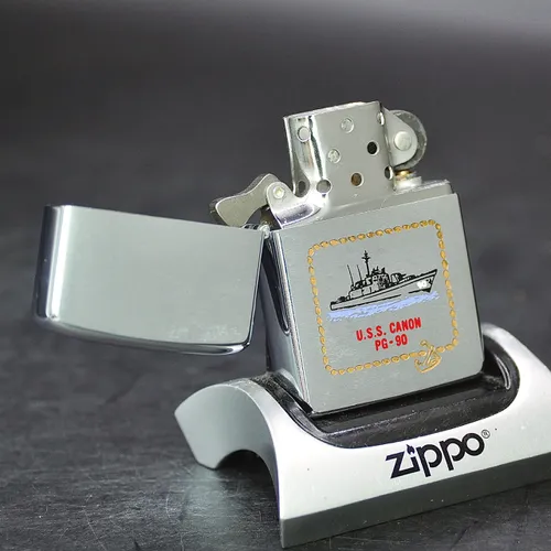 ZIPPO XƯA 1972 - HÀNG XƯA THẬP NIÊN 70s _ CHỦ ĐỀ TÀU CHIẾN USS CANON PG-90