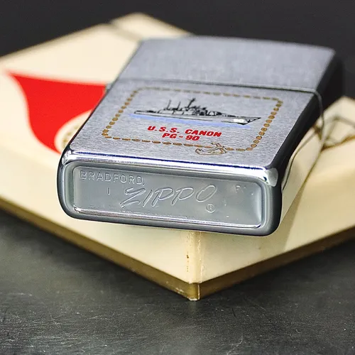 ZIPPO XƯA 1972 - HÀNG XƯA THẬP NIÊN 70s _ CHỦ ĐỀ TÀU CHIẾN USS CANON PG-90