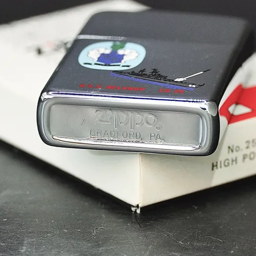 ZIPPO XƯA 1981 - HÀNG XƯA THẬP NIÊN 80s _ CHỦ ĐỀ TÀU CHIẾN BELKNAP CG 26