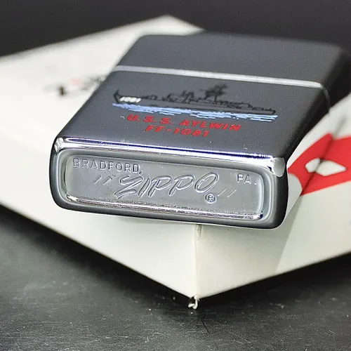 ZIPPO XƯA 1978 - HÀNG XƯA THẬP NIÊN 70s _ CHỦ ĐỀ TÀU CHIẾN AYLWIN FF-1081
