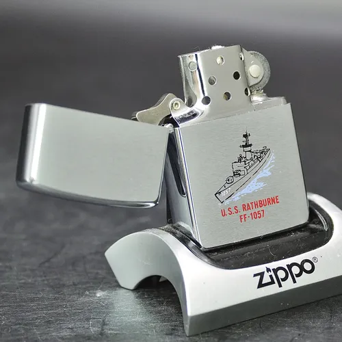 ZIPPO XƯA 1981 - HÀNG XƯA THẬP NIÊN 80s _ CHỦ ĐỀ TÀU CHIẾN RATHBURNE FF-1057