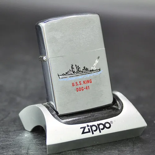 ZIPPO XƯA 1978 - HÀNG XƯA THẬP NIÊN 70s _ CHỦ ĐỀ TÀU CHIẾN KING DDG-41