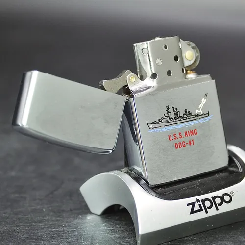 ZIPPO XƯA 1978 - HÀNG XƯA THẬP NIÊN 70s _ CHỦ ĐỀ TÀU CHIẾN KING DDG-41