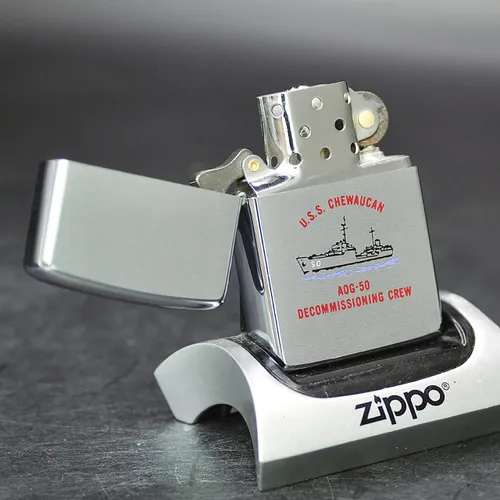 ZIPPO XƯA 1975 - HÀNG XƯA THẬP NIÊN 70s _ CHỦ ĐỀ TÀU CHIẾN CHEWAUCAN AOG-50