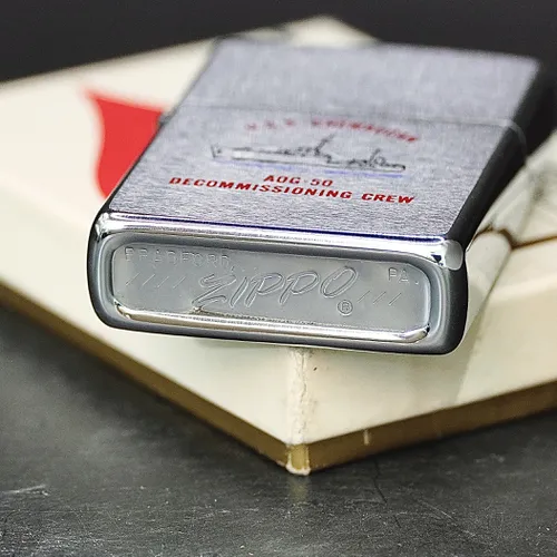 ZIPPO XƯA 1975 - HÀNG XƯA THẬP NIÊN 70s _ CHỦ ĐỀ TÀU CHIẾN CHEWAUCAN AOG-50