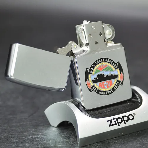 ZIPPO XƯA 1979 - HÀNG XƯA THẬP NIÊN 70s _ CHỦ ĐỀ TÀU CHIẾN SANTA BARBARA