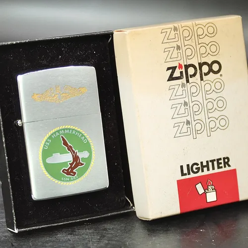 ZIPPO XƯA 1982 - HÀNG XƯA THẬP NIÊN 80s _ CHỦ ĐỀ TÀU NGẦM HAMMERHEAD SSN 663