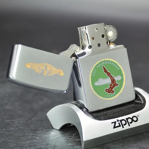 ZIPPO XƯA 1982 - HÀNG XƯA THẬP NIÊN 80s _ CHỦ ĐỀ TÀU NGẦM HAMMERHEAD SSN 663