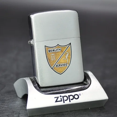 ZIPPO XƯA 51-52 FULL THÉP - HÀNG XƯA THẬP NIÊN 50s _ CHỦ ĐỀ SHIELD