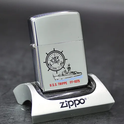 ZIPPO XƯA 1976 - HÀNG XƯA THẬP NIÊN 70s _ CHỦ ĐỀ TÀU CHIẾN TRIPPE FF-1075