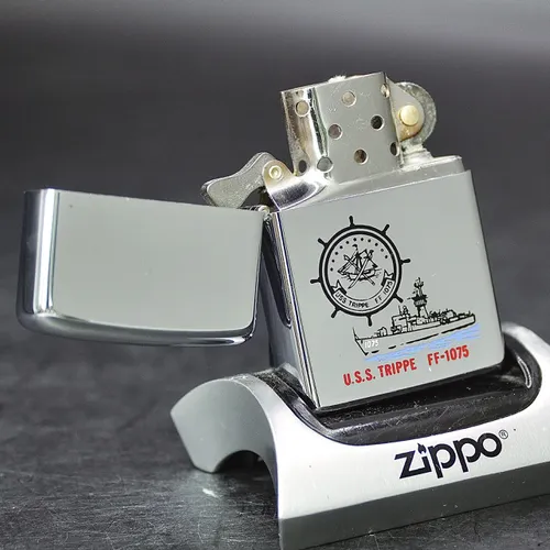 ZIPPO XƯA 1976 - HÀNG XƯA THẬP NIÊN 70s _ CHỦ ĐỀ TÀU CHIẾN TRIPPE FF-1075