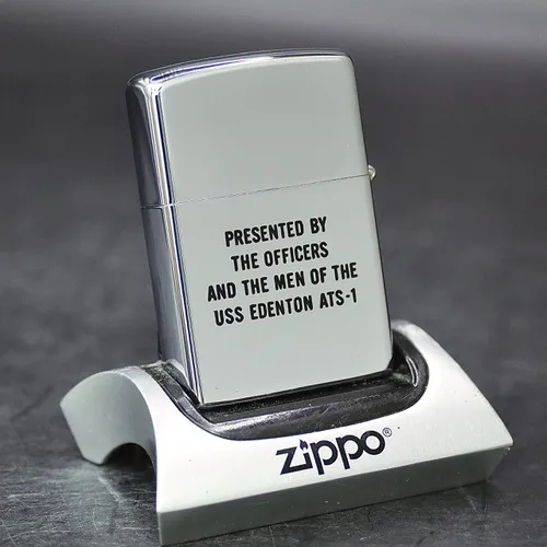 ZIPPO XƯA 1977 - HÀNG XƯA THẬP NIÊN 70s _ CHỦ ĐỀ TÀU CHIẾN EDENTON ATS-1