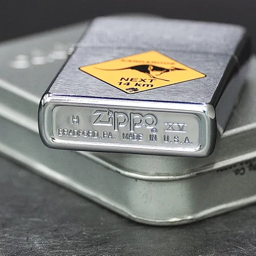 ZIPPO XƯA 1999 - HÀNG XƯA THẬP NIÊN 90s _ CHỦ ĐỀ BIỂN BÁO KANGAROOS