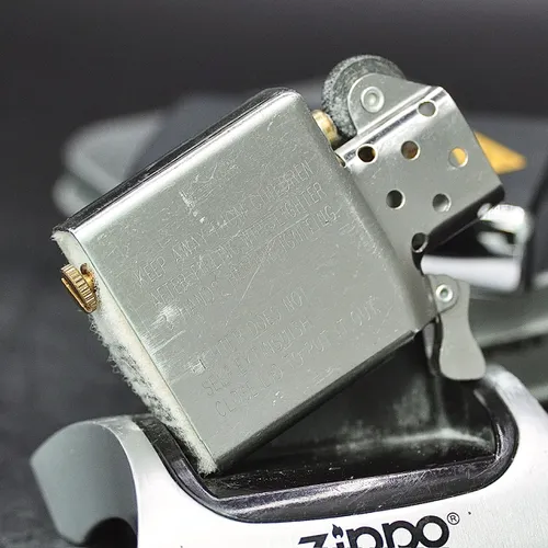 ZIPPO XƯA 1998 - HÀNG XƯA THẬP NIÊN 90s _ CHỦ ĐỀ BIỂN BÁO NO SHOOTING