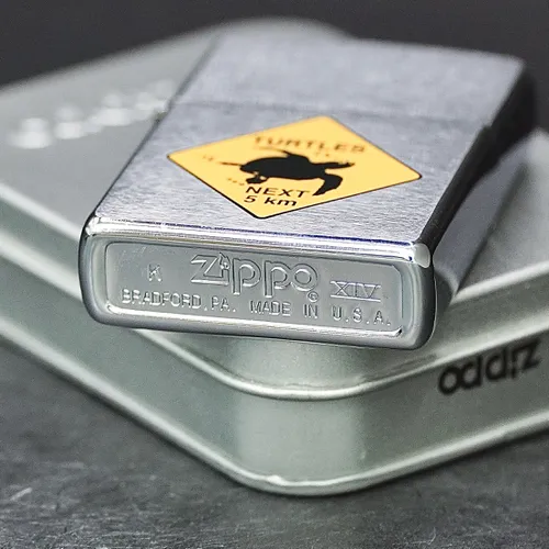 ZIPPO XƯA 1998 - HÀNG XƯA THẬP NIÊN 90s _ CHỦ ĐỀ BIỂN BÁO TURTLES