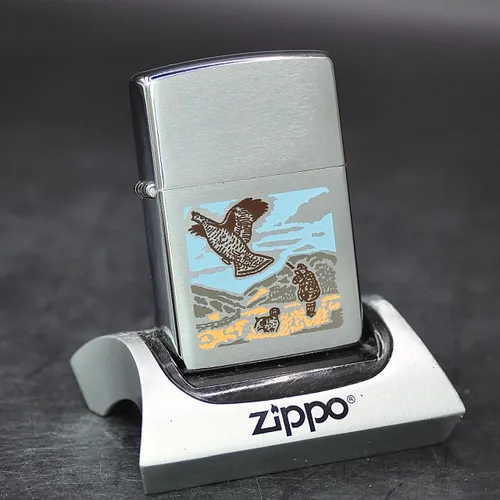 ZIPPO XƯA 1998 - HÀNG XƯA THẬP NIÊN 90s _ CHỦ ĐỀ THỢ SĂN