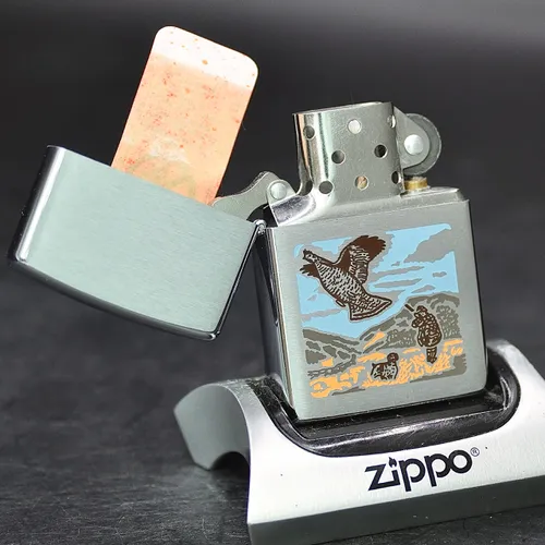 ZIPPO XƯA 1998 - HÀNG XƯA THẬP NIÊN 90s _ CHỦ ĐỀ THỢ SĂN