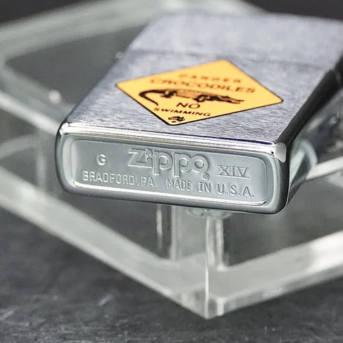 ZIPPO XƯA 1998 - HÀNG XƯA THẬP NIÊN 90s _ CHỦ ĐỀ BIỂN BÁO CÁ SẤU