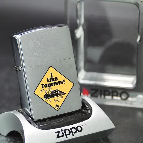 ZIPPO XƯA 2000- HÀNG XƯA 2000s  _ CHỦ ĐỀ BIỂN BÁO CÁ SẤU