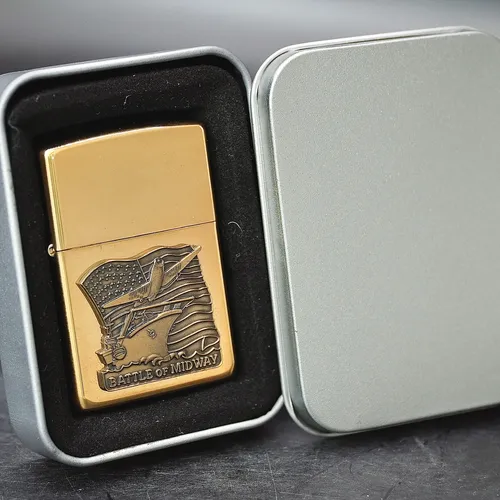 ZIPPO XƯA 1996 - HÀNG XƯA THẬP NIÊN 90s _ CHỦ ĐỀ BATTLE OF MIDWAY