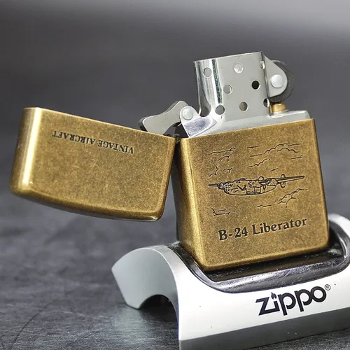 ZIPPO XƯA 1994 - HÀNG XƯA THẬP NIÊN 90s _ CHỦ ĐỀ MÁY BAY B-24 LIBERATOR