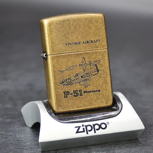 ZIPPO XƯA 1994 - HÀNG XƯA THẬP NIÊN 90s _ CHỦ ĐỀ MÁY BAY P-51 MUSTANG
