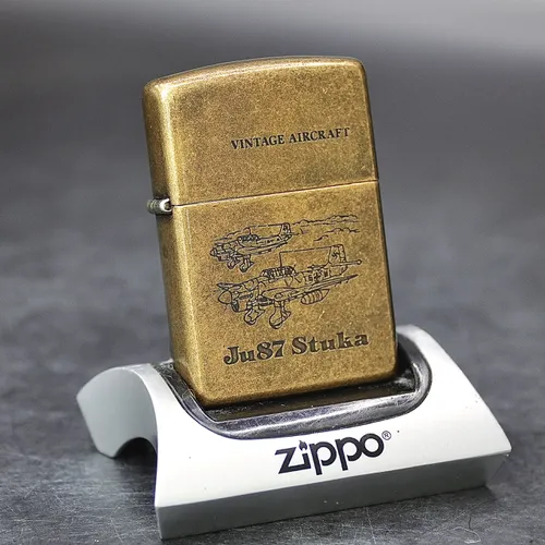 ZIPPO XƯA 1994 - HÀNG XƯA THẬP NIÊN 90s _ CHỦ ĐỀ MÁY BAY Ju87 STUKA
