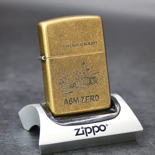 ZIPPO XƯA 1994 - HÀNG XƯA THẬP NIÊN 90s _ CHỦ ĐỀ MÁY BAY A6M ZERO