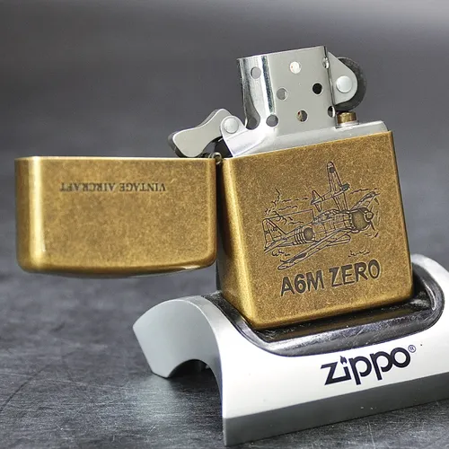 ZIPPO XƯA 1994 - HÀNG XƯA THẬP NIÊN 90s _ CHỦ ĐỀ MÁY BAY A6M ZERO