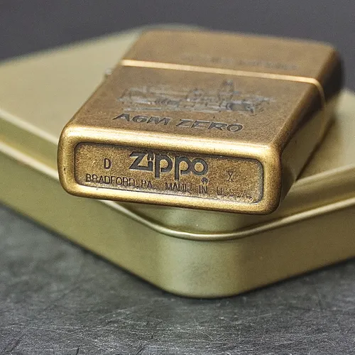 ZIPPO XƯA 1994 - HÀNG XƯA THẬP NIÊN 90s _ CHỦ ĐỀ MÁY BAY A6M ZERO