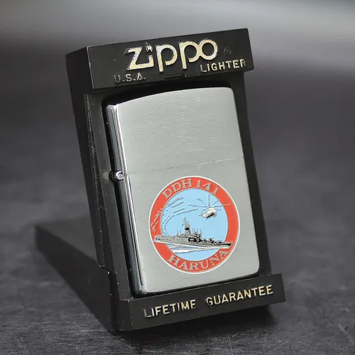 ZIPPO XƯA 1992 - HÀNG XƯA THẬP NIÊN 90s _ CHỦ ĐỀ TÀU CHIẾN HARUNA DDH 141