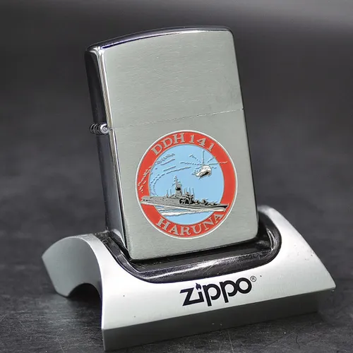ZIPPO XƯA 1992 - HÀNG XƯA THẬP NIÊN 90s _ CHỦ ĐỀ TÀU CHIẾN HARUNA DDH 141