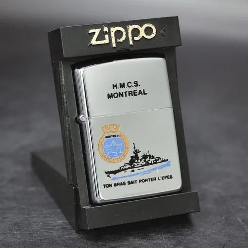ZIPPO XƯA 1992 - HÀNG XƯA THẬP NIÊN 90s _ CHỦ ĐỀ TÀU CHIẾN H.M.C.S MONTREAL