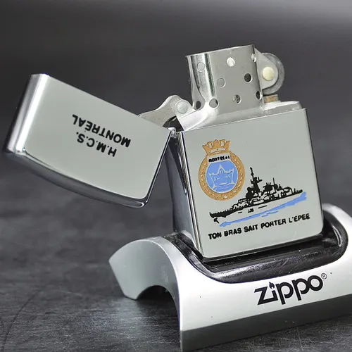 ZIPPO XƯA 1992 - HÀNG XƯA THẬP NIÊN 90s _ CHỦ ĐỀ TÀU CHIẾN H.M.C.S MONTREAL
