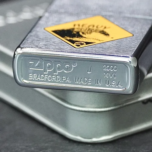 ZIPPO XƯA 2000 - HÀNG XƯA THẬP NIÊN 2000s _ CHỦ ĐỀ BIỂN BÁO HEAVY SURF