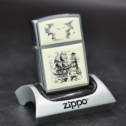 ZIPPO XƯA 1995 - HÀNG XƯA THẬP NIÊN 90s _ CHỦ ĐỀ THUẬN BUỒM