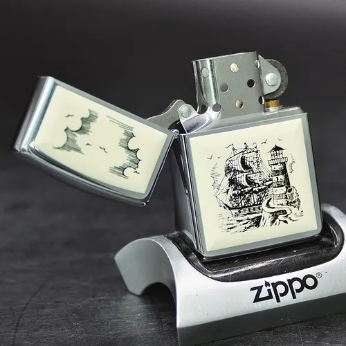 ZIPPO XƯA 1995 - HÀNG XƯA THẬP NIÊN 90s _ CHỦ ĐỀ THUẬN BUỒM