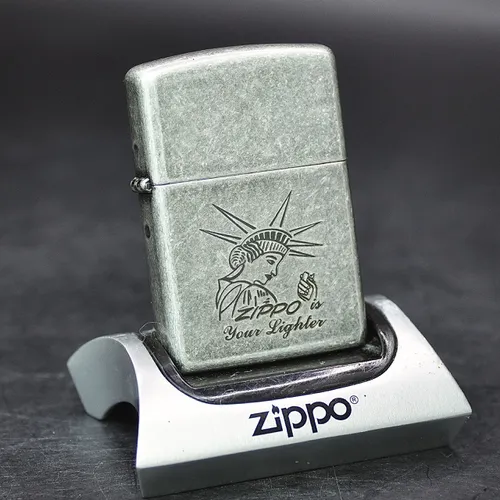 ZIPPO XƯA 1993 - HÀNG XƯA THẬP NIÊN 90s _ CHỦ ĐỀ NỮ THẦN TỰ DO