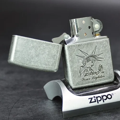 ZIPPO XƯA 1993 - HÀNG XƯA THẬP NIÊN 90s _ CHỦ ĐỀ NỮ THẦN TỰ DO