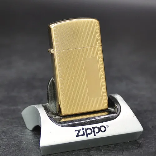 ZIPPO SLIM XƯA BỌC VÀNG 10K - HÀNG XƯA THẬP NIÊN 70s _ CHỦ ĐỀ VENETIAN