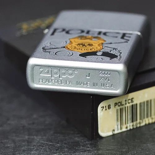 ZIPPO XƯA 2000- HÀNG XƯA 2000s _ CHỦ ĐỀ POLICE BADGE
