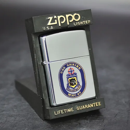 ZIPPO XƯA 1999- HÀNG XƯA THẬP NIÊN 90s _ CHỦ ĐỀ HUY HIỆU TÀU CHỐNG THỦY LÔI HOA KỲ