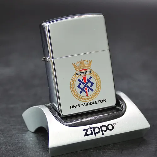 ZIPPO XƯA 1999- HÀNG XƯA THẬP NIÊN 90s _ CHỦ ĐỀ HUY HIỆU TÀU HOÀNG GIA ANH
