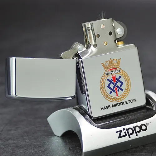 ZIPPO XƯA 1999- HÀNG XƯA THẬP NIÊN 90s _ CHỦ ĐỀ HUY HIỆU TÀU HOÀNG GIA ANH