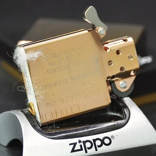 ZIPPO VÀNG HỒNG XƯA 1998 - HÀNG XƯA THẬP NIÊN 90s _ CHỦ ĐỀ TRƠN BẢN