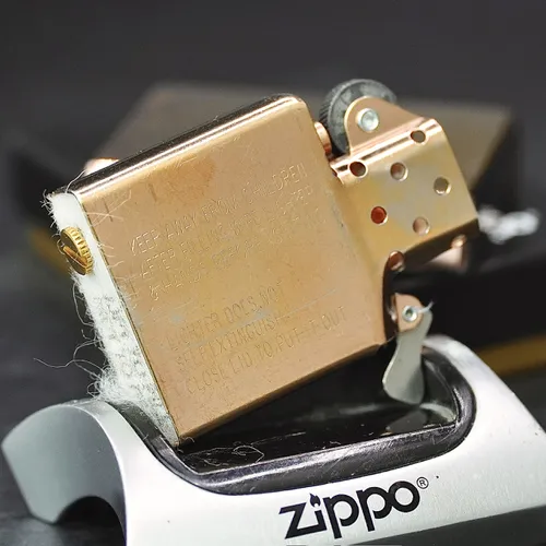 ZIPPO VÀNG HỒNG XƯA 1998 - HÀNG XƯA THẬP NIÊN 90s _ CHỦ ĐỀ TRƠN BẢN