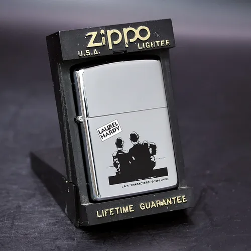 ZIPPO XƯA 1995 - HÀNG XƯA THẬP NIÊN 90s _ CHỦ ĐỀ LAUREL HARDY