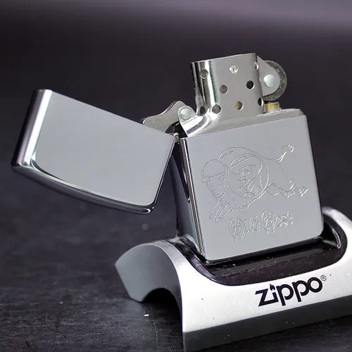 ZIPPO XƯA 1996 - HÀNG XƯA THẬP NIÊN 90s _ CHỦ ĐỀ WILD WEST BULL