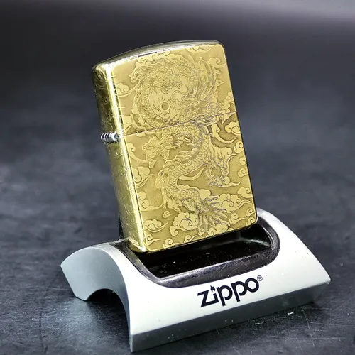 ZIPPO KHẮC RỒNG VÂN MÂY 3D